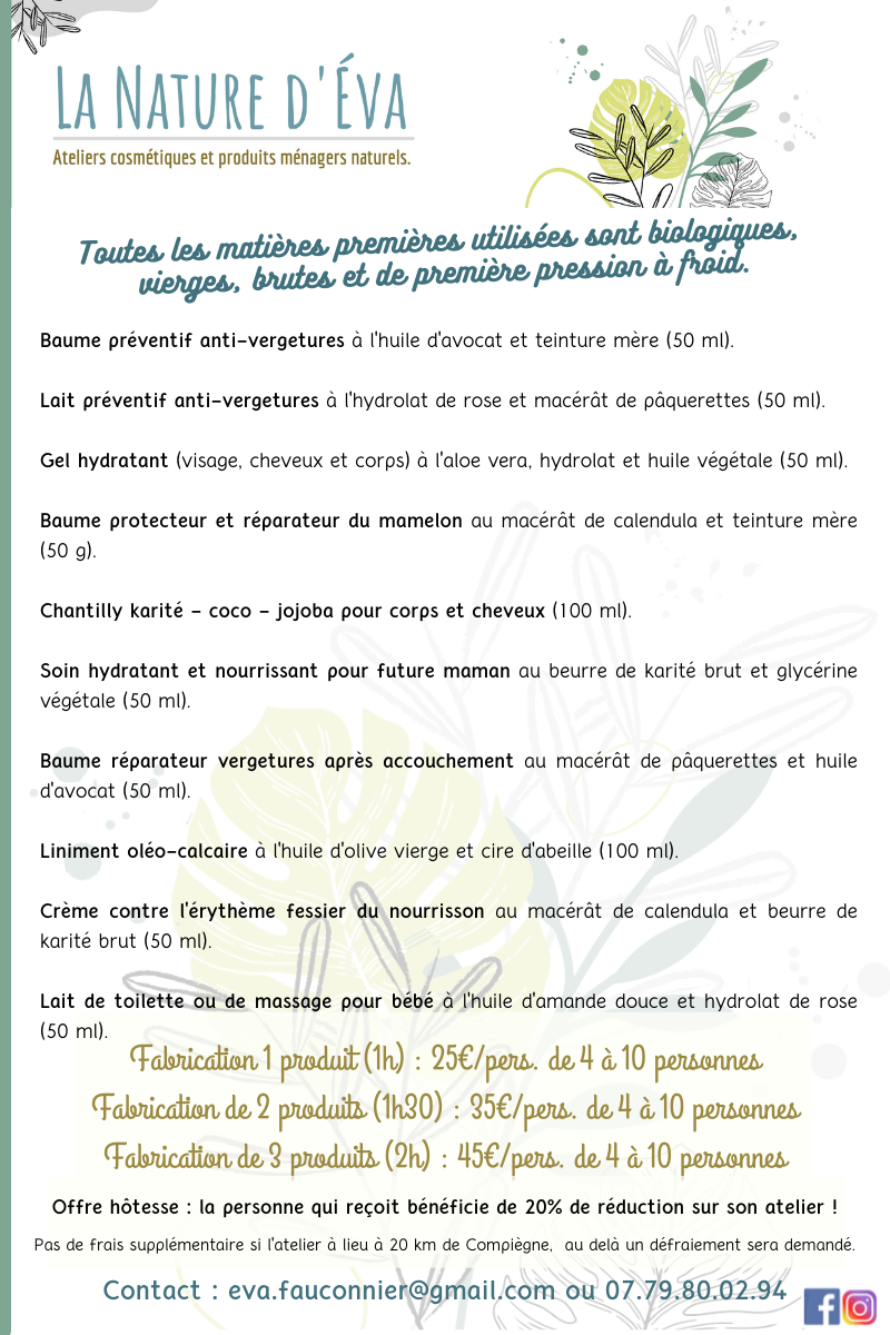 Flyer soins futurs parents verso